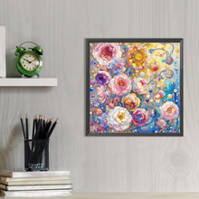 Load image into Gallery viewer, AB Diamond Painting - Full Round - pink rose (40*40CM)

