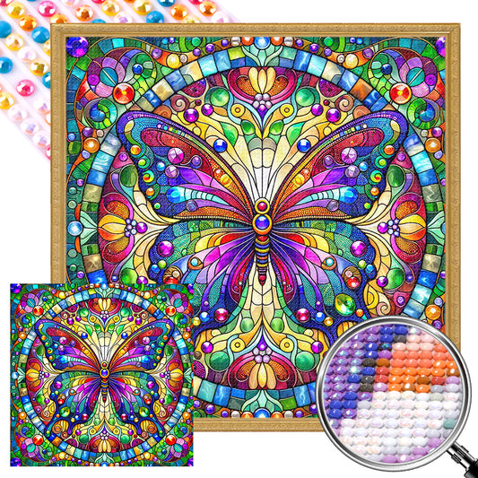 AB Diamond Painting - Full Round - Butterfly (40*40CM)