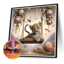 Load image into Gallery viewer, Diamond Painting - Full Round - Leisure leopard (40*40CM)
