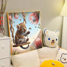 Load image into Gallery viewer, Diamond Painting - Full Round - Leisure leopard (40*40CM)
