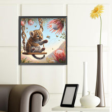 Load image into Gallery viewer, Diamond Painting - Full Round - Leisure leopard (40*40CM)

