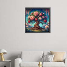 Load image into Gallery viewer, AB Diamond Painting - Full Round - fantasy flower tree (40*40CM)
