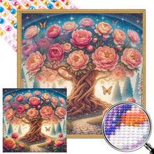 Load image into Gallery viewer, AB Diamond Painting - Full Round - fantasy flower tree (40*40CM)
