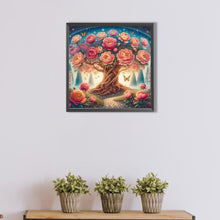 Load image into Gallery viewer, AB Diamond Painting - Full Round - fantasy flower tree (40*40CM)
