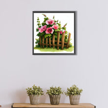 Load image into Gallery viewer, AB Diamond Painting - Full Round - flower fence (40*40CM)
