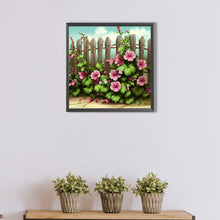 Load image into Gallery viewer, AB Diamond Painting - Full Round - flower fence (40*40CM)
