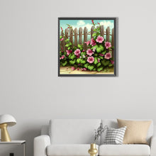Load image into Gallery viewer, AB Diamond Painting - Full Round - flower fence (40*40CM)
