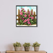 Load image into Gallery viewer, AB Diamond Painting - Full Round - flower fence (40*40CM)
