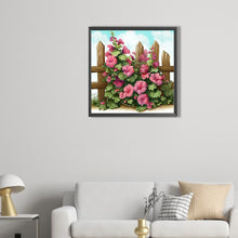 Load image into Gallery viewer, AB Diamond Painting - Full Round - flower fence (40*40CM)
