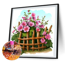 Load image into Gallery viewer, AB Diamond Painting - Full Round - flower fence (40*40CM)
