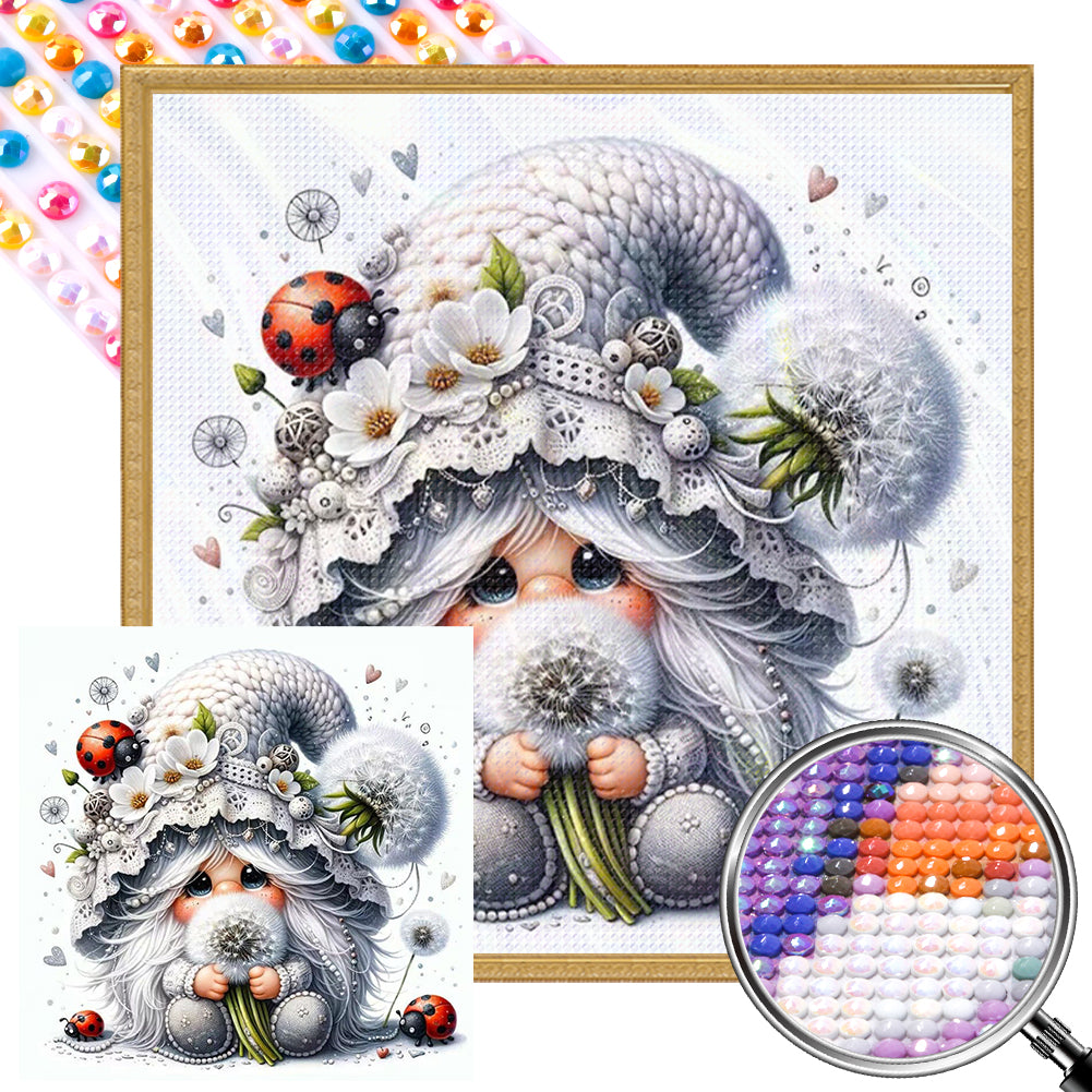 AB Diamond Painting - Full Round - Dandelion Gnome (40*40CM)