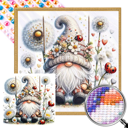 AB Diamond Painting - Full Round - Dandelion Gnome (40*40CM)