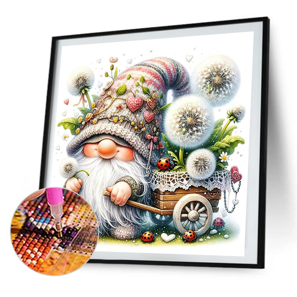AB Diamond Painting - Full Round - Dandelion Gnome (40*40CM)