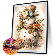 Load image into Gallery viewer, Diamond Painting - Full Square - snowman (40*50CM)
