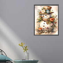 Load image into Gallery viewer, Diamond Painting - Full Square - snowman (40*50CM)
