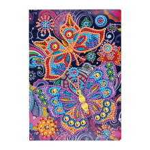 Load image into Gallery viewer, Special Shaped Butterfly Diamond Painting Diary Book Crystal Notepad Sketchbook
