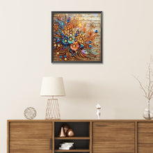 Load image into Gallery viewer, Diamond Painting - Partial Special Shaped - blooming flowers on sheet music (30*30CM)
