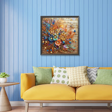 Load image into Gallery viewer, Diamond Painting - Partial Special Shaped - blooming flowers on sheet music (30*30CM)
