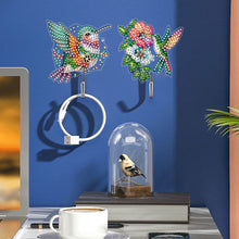 Load image into Gallery viewer, 6Pcs Diamond Painting Hooks Colorful Animal Flower Diamond Art Craft Wall Hooks
