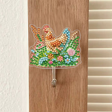 Load image into Gallery viewer, 6Pcs Diamond Painting Hooks Colorful Animal Flower Diamond Art Craft Wall Hooks
