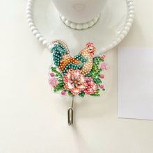 Load image into Gallery viewer, 6Pcs Diamond Painting Hooks Colorful Animal Flower Diamond Art Craft Wall Hooks

