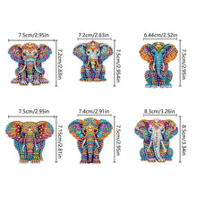 Load image into Gallery viewer, 6Pcs Diamond Painting Hooks Colorful Animal Flower Diamond Art Craft Wall Hooks
