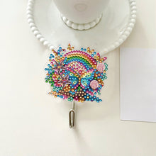 Load image into Gallery viewer, 6Pcs Diamond Painting Hooks Colorful Animal Flower Diamond Art Craft Wall Hooks

