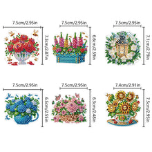 Load image into Gallery viewer, 6Pcs Diamond Painting Hooks Colorful Animal Flower Diamond Art Craft Wall Hooks
