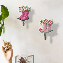 Load image into Gallery viewer, 6Pcs Diamond Painting Hooks Colorful Animal Flower Diamond Art Craft Wall Hooks
