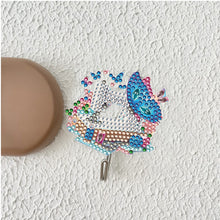 Load image into Gallery viewer, 6Pcs Diamond Painting Hooks Colorful Animal Flower Diamond Art Craft Wall Hooks
