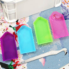 Load image into Gallery viewer, 111Pcs DIY Diamond Painting Tools Set Tweezers Art Craft Supplies (Purple)
