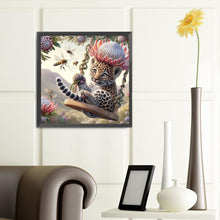 Load image into Gallery viewer, Diamond Painting - Full Round - swing leopard (40*40CM)
