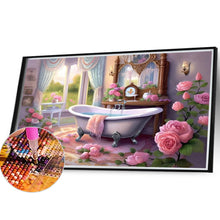 Load image into Gallery viewer, Diamond Painting - Full Round - Flower room bathtub (40*30CM)
