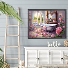 Load image into Gallery viewer, Diamond Painting - Full Round - Flower room bathtub (40*30CM)
