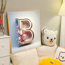 Load image into Gallery viewer, Diamond Painting - Full Round - Flower letter B (40*40CM)
