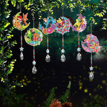 Load image into Gallery viewer, Elf Suncatcher Diamond Painting Hanging Pendant Diamond Drawing Hanging Ornament
