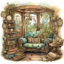 Load image into Gallery viewer, Diamond Painting - Full Round - cozy house (40*40CM)
