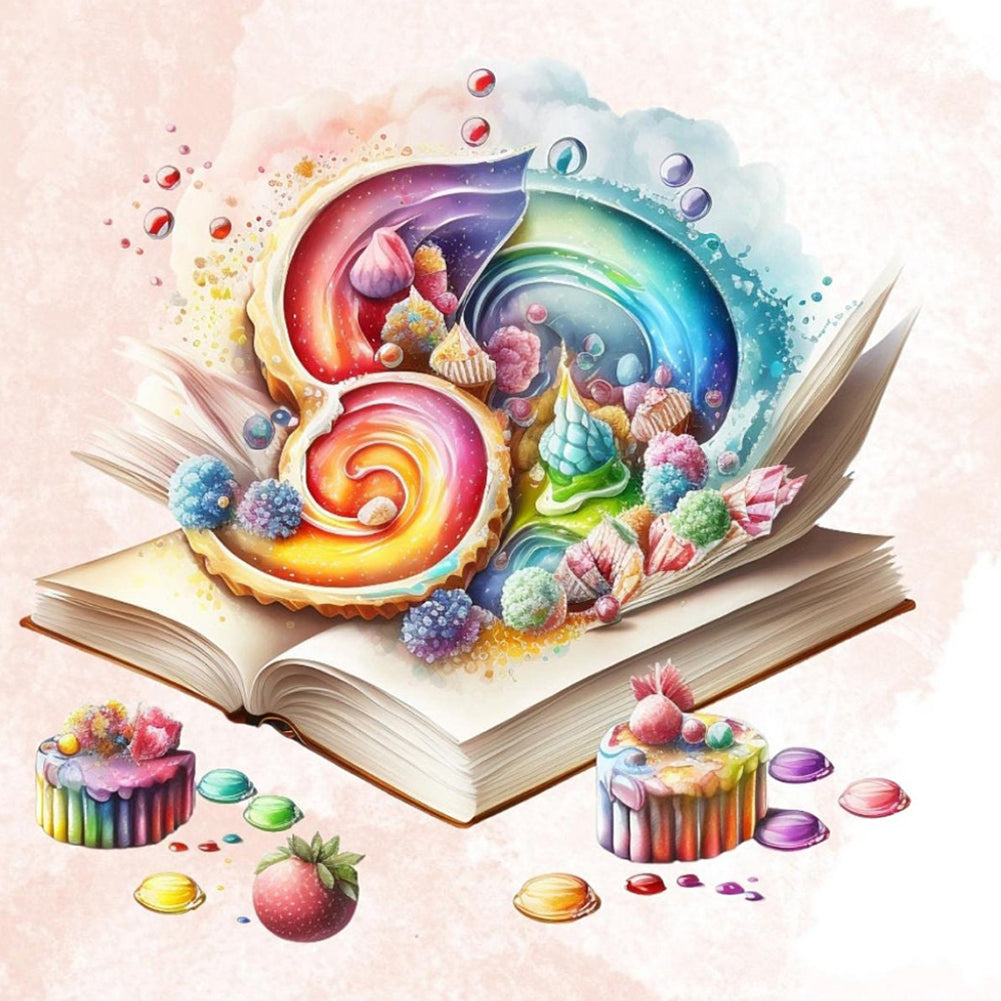 Diamond Painting - Full Round - candy (40*40CM)