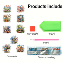 Load image into Gallery viewer, Diamond Painting Fridge Magnet Rooster Special Shape Diamond Art Magnets Decals
