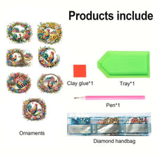 Load image into Gallery viewer, Diamond Painting Fridge Magnet Rooster Special Shape Diamond Art Magnets Decals
