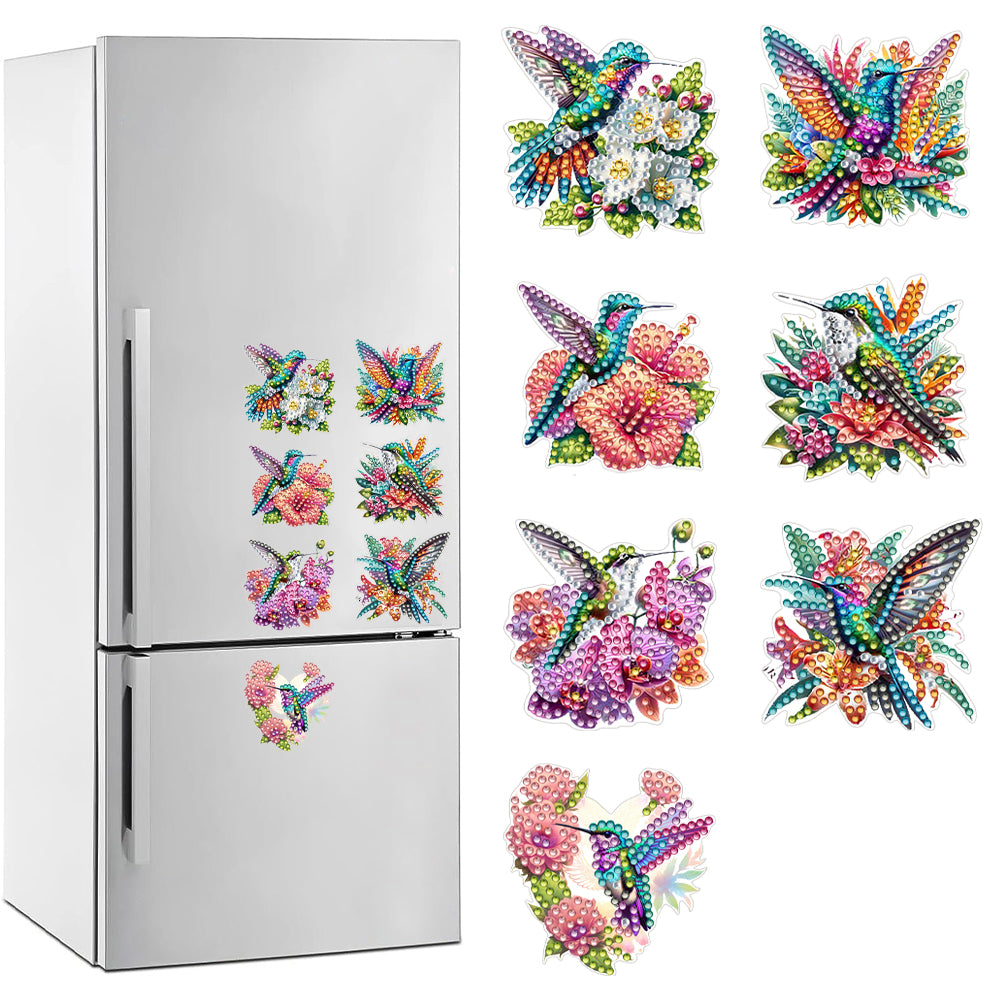 Diamond Painting Fridge Magnet Rooster Special Shape Diamond Art Magnets Decals
