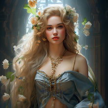 Load image into Gallery viewer, AB Diamond Painting - Full Round - flower princess (40*40CM)

