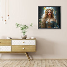 Load image into Gallery viewer, AB Diamond Painting - Full Round - flower princess (40*40CM)
