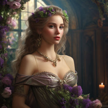 Load image into Gallery viewer, AB Diamond Painting - Full Round - flower princess (40*40CM)

