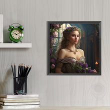 Load image into Gallery viewer, AB Diamond Painting - Full Round - flower princess (40*40CM)
