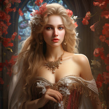 Load image into Gallery viewer, AB Diamond Painting - Full Round - flower princess (40*40CM)
