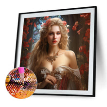 Load image into Gallery viewer, AB Diamond Painting - Full Round - flower princess (40*40CM)
