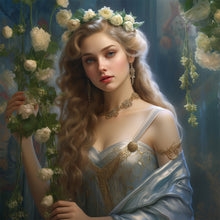 Load image into Gallery viewer, AB Diamond Painting - Full Round - flower princess (40*40CM)
