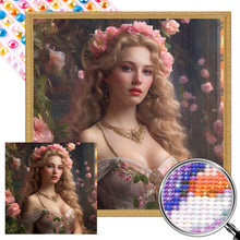 Load image into Gallery viewer, AB Diamond Painting - Full Round - flower princess (40*40CM)
