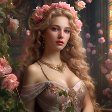 Load image into Gallery viewer, AB Diamond Painting - Full Round - flower princess (40*40CM)
